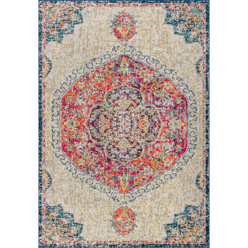 Imara Bohemian Flair Boho Vintage Medallion Area Rug